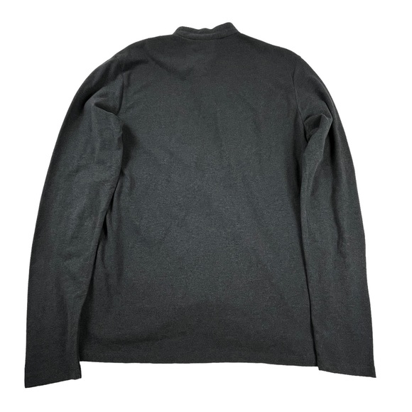 Sport The Kooples Embroidered Logo Mens Gray LS Adjusted Cotton Polo Shirt M - Picture 2 of 4